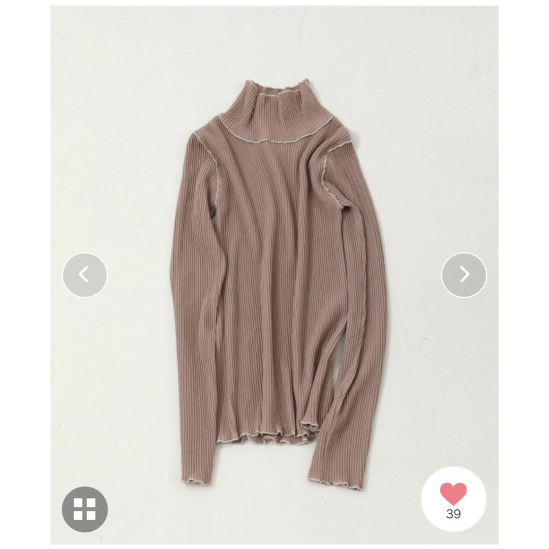 TODAYFUL(トゥデイフル)のtodayful メロウステッチニット　ピンク レディースのトップス(ニット/セーター)の商品写真