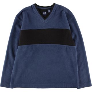 ギャップ(GAP)の古着 ギャップ GAP Vネック フリーススウェットシャツ トレーナー メンズXL /eaa364018(スウェット)