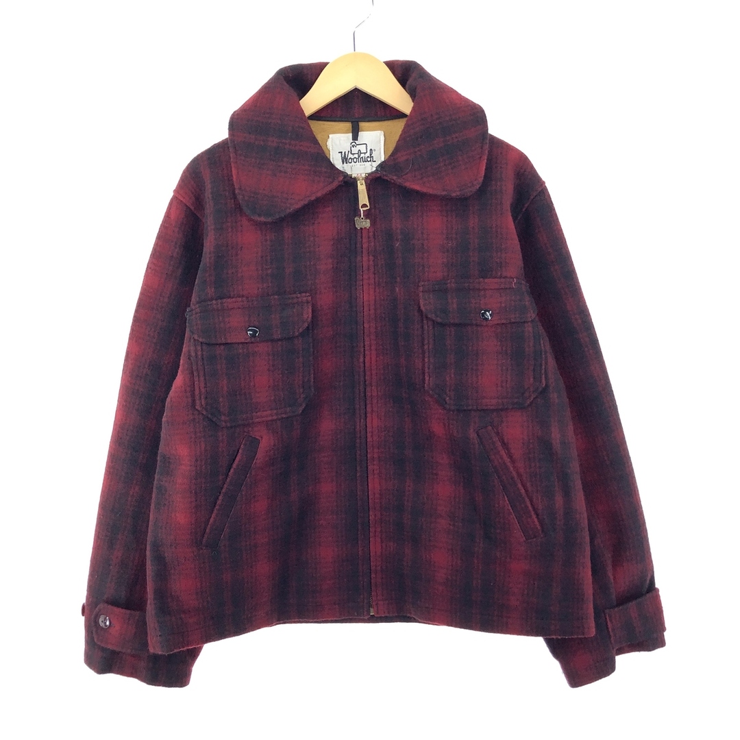 70年代 ウールリッチ WOOLRICH チェック柄 ウールジャケット メンズL ヴィンテージ /eaa388636eaa388636取扱店