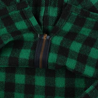 古着 70~年代 JOHNSON バッファローチェック ウールマッキーノ