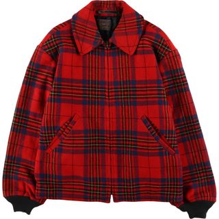 ペンドルトン(PENDLETON)の古着 60年代 ペンドルトン PENDLETON タータンチェック ウールブルゾン メンズXL ヴィンテージ /eaa388770(その他)