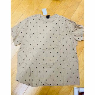 エイチアンドエム(H&M)の大きい服　エイチアンドエム　H&M 半袖　Tシャツ　XL 新品　タグ付き　(Tシャツ/カットソー(半袖/袖なし))