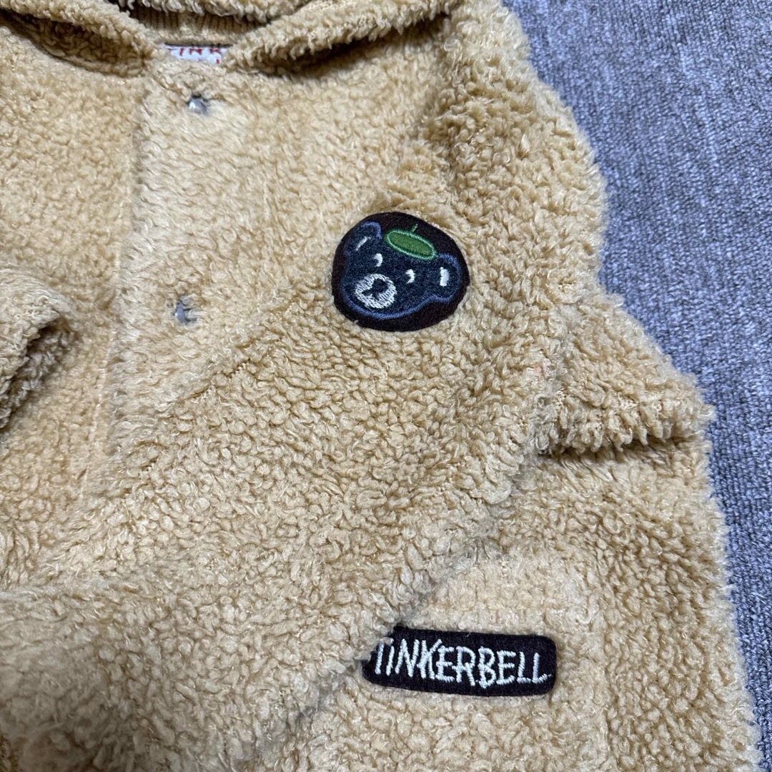 TINKERBELL(ティンカーベル)のティンカーベル　ボアアウター　95 キッズ/ベビー/マタニティのキッズ服女の子用(90cm~)(ジャケット/上着)の商品写真