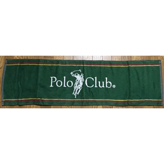 ポロクラブ(Polo Club)のPOLO ポロ タオル グリーン ロゴ入り(タオル/バス用品)