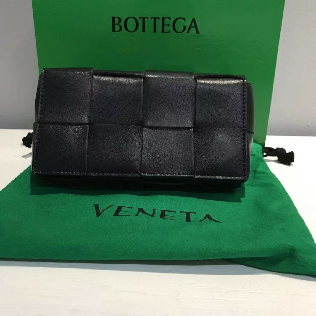 bottega veneta カセット　ウエストバッグ ブラック