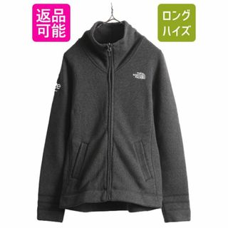 ザノースフェイス(THE NORTH FACE)のノースフェイス セーター フリース ジャケット S アウトドア フルジップ 濃灰(ブルゾン)