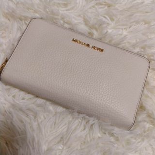 Michael Kors - マイケルコース 長財布 ベージュ ホワイト アイボリー 