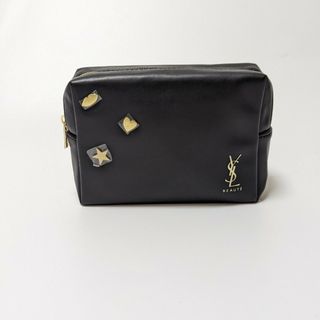 イヴサンローラン(Yves Saint Laurent)の新品！イヴサンローラン スクエア ノベルティ ポーチ ブラック(ポーチ)