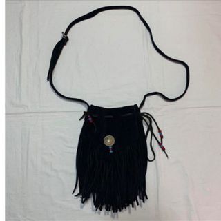 vintage western fringe コンチョ　スエードフリンジ バッグ