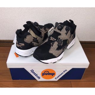 リーボック(Reebok)の28cm 新品 REEBOK INSTA PUMP FURY OG 江戸切子 黒(スニーカー)