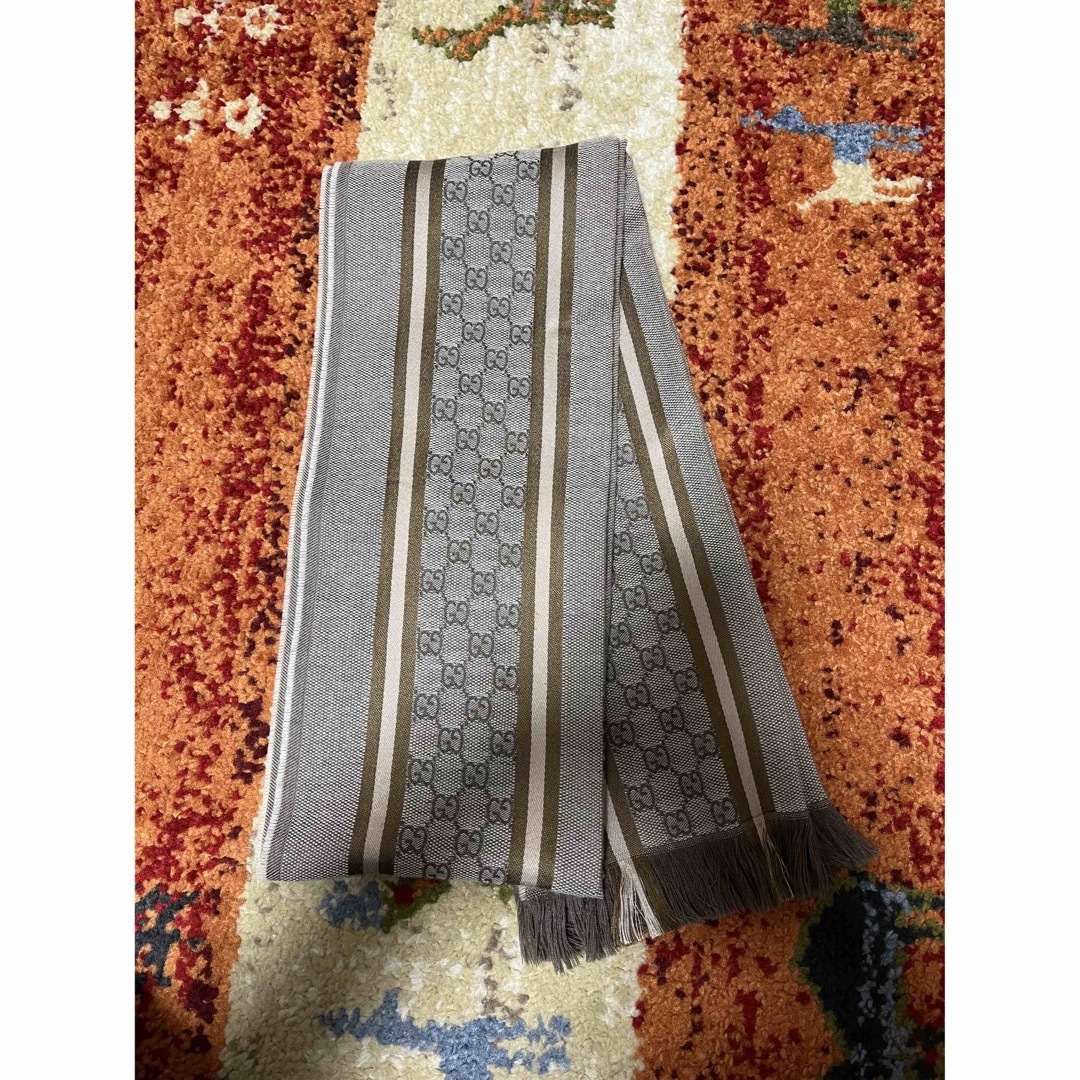 Gucci - GUCCI グッチ マフラー ストール GG柄 カシミヤ の通販 by な