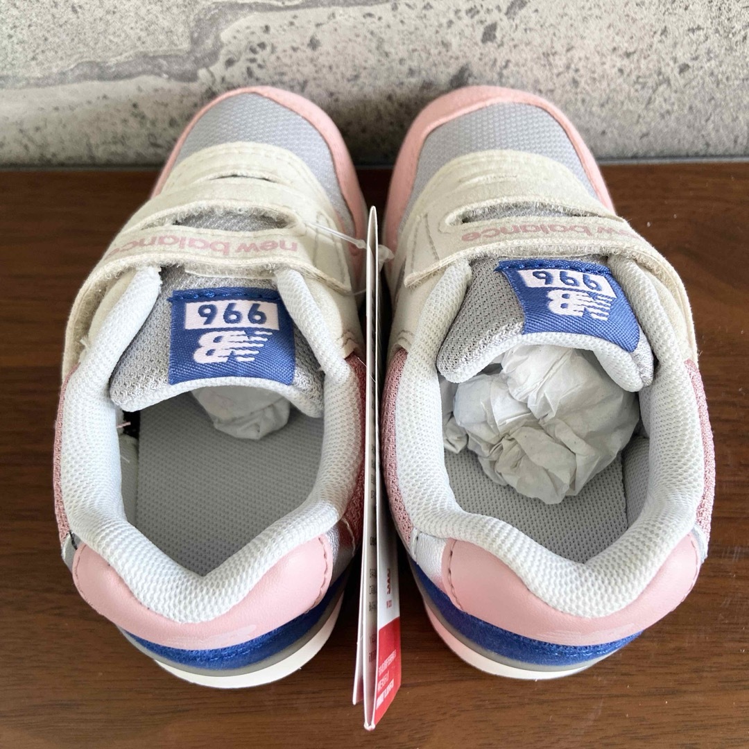 New Balance - 【新品】16.5センチ ピンク×クリーム New Balance - 【新品】16.5センチ ピンク×クリーム