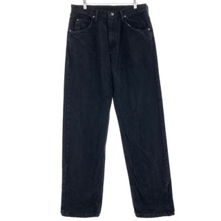 ラングラー(Wrangler)の古着 ラングラー Wrangler RELAXED FIT ブラックジーンズ デニムパンツ メンズw34 /taa001246(デニム/ジーンズ)