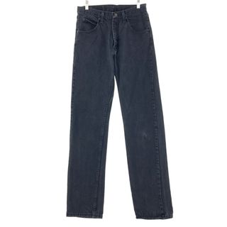 ラングラー(Wrangler)の古着 ラングラー Wrangler ブラックデニム ストレートデニムパンツ メンズw30 /taa002012(デニム/ジーンズ)