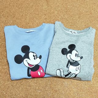 グローバルワーク(GLOBAL WORK)のDisney ディズニー トレーナー 2枚セット GLOBAL WORK/H&M(トレーナー/スウェット)