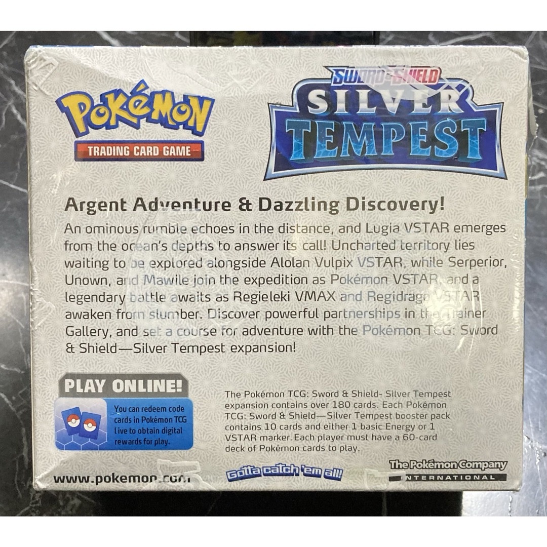ポケモン - ポケモンカード 海外版未開封BOX シルバーテンペスト ポケモン - ポケモンカード 海外版未開封BOX シルバーテンペスト