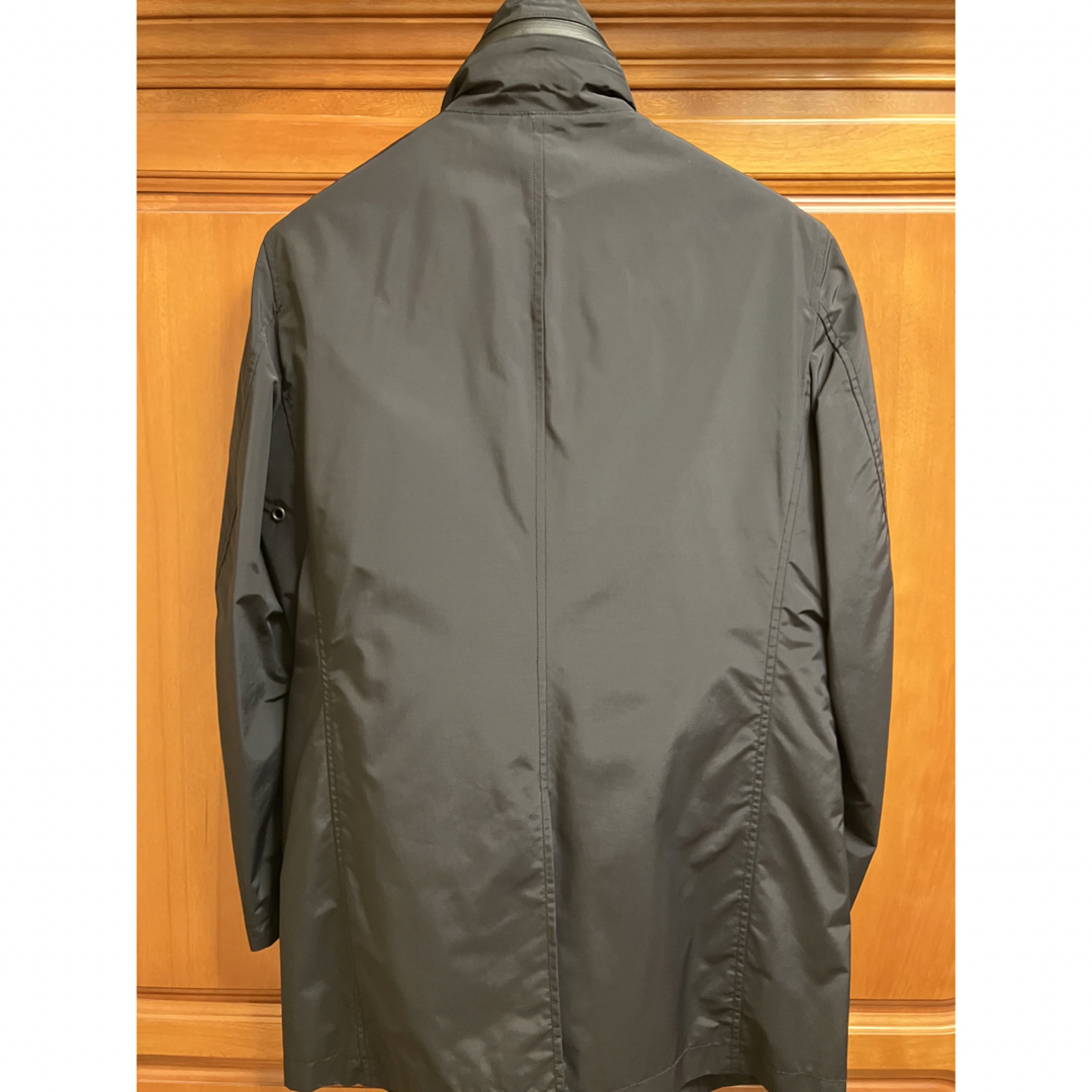 TAKEO KIKUCHI(タケオキクチ)のタケオキクチ Lロロピアーナ ストームシステム コート ブラック クリーニング メンズのジャケット/アウター(ステンカラーコート)の商品写真
