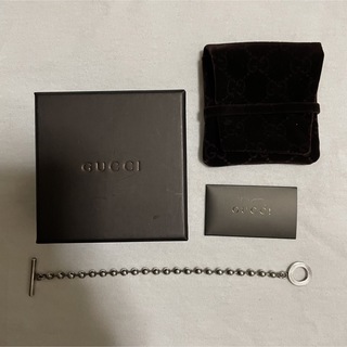 グッチ(Gucci)のGUCCI 箱付き　ボールチェーン　ヴィンテージ ブレスレット　シルバー925(ブレスレット)