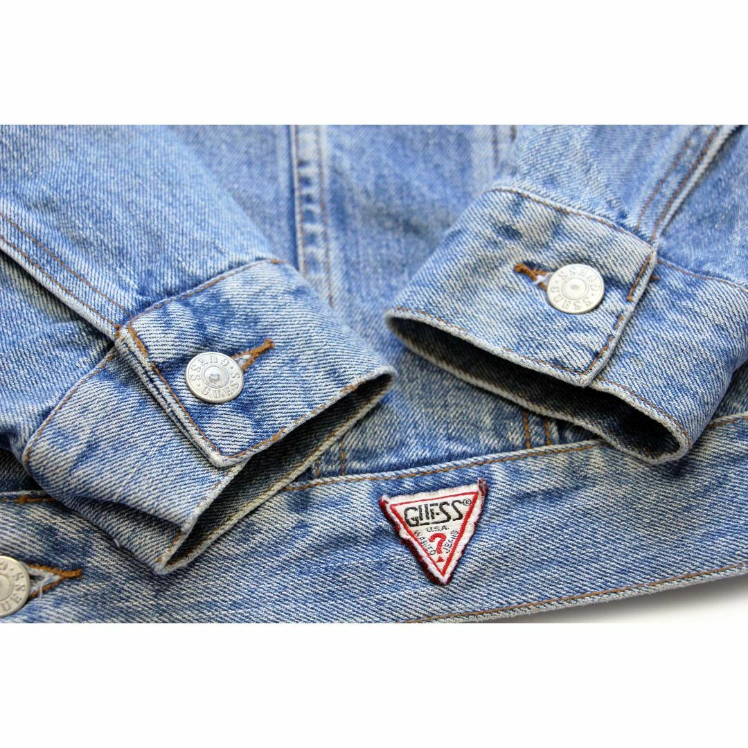 GUESS - 90s USA製 GUESS JEANS ゲス デニムジャケット 4ポケット M 