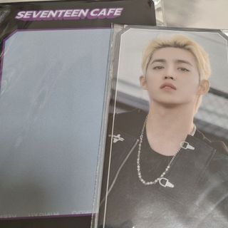 SEVENTEEN カフェ　セブチカフェ　入場特典　エスクプス(アイドルグッズ)