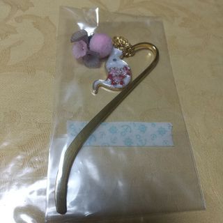 ブックマーク ねこ ハンドメイド しおり(しおり/ステッカー)