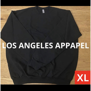 ロサンゼルスアパレル(LOS ANGELES APPAREL)のLOS ANGELES APPAPEL スウェット　ブラック　サイズXL(スウェット)