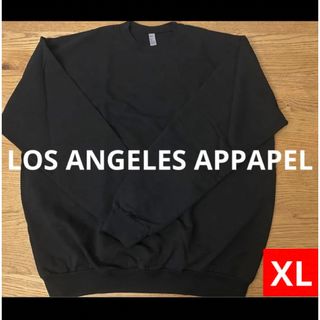 ロサンゼルスアパレル(LOS ANGELES APPAREL)のLOS ANGELES APPAPEL スウェット　ブラック　サイズXL(スウェット)