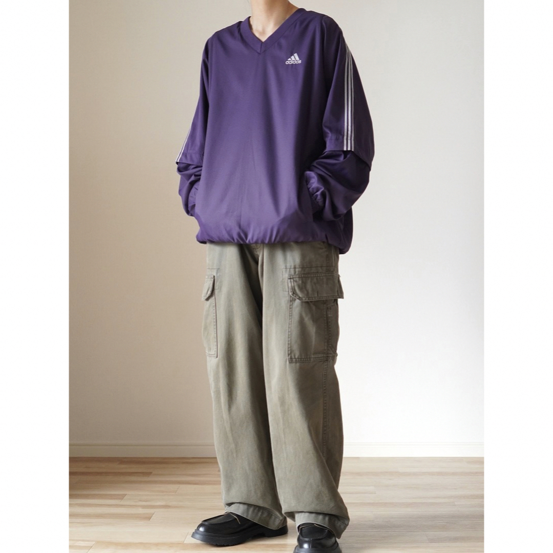 adidas - 00s 古着 adidas 2way ゲームシャツ ナイロンプルオーバーの