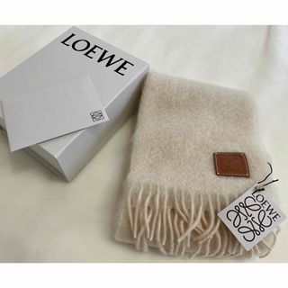 ロエベ(LOEWE)のLOEWE スカーフ(モヘア&ウール)🤍(マフラー/ショール)