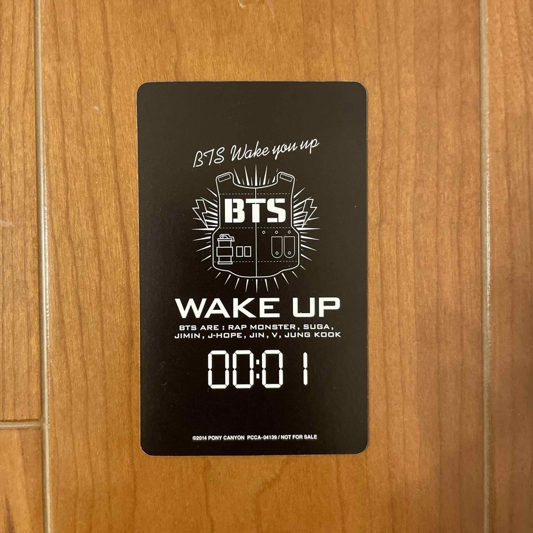 bts wake up ジョングク トレカ