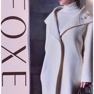 フォクシー(FOXEY)の♡フォクシー♡コート"パールスノー"♡ホワイト♡38♡(ロングコート)