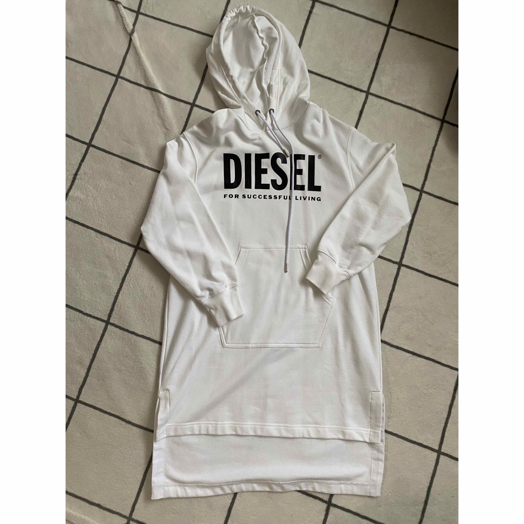 DIESEL(ディーゼル)の新品DIESEL パーカー　ワンピース　スウェット　トップス レディースのトップス(パーカー)の商品写真