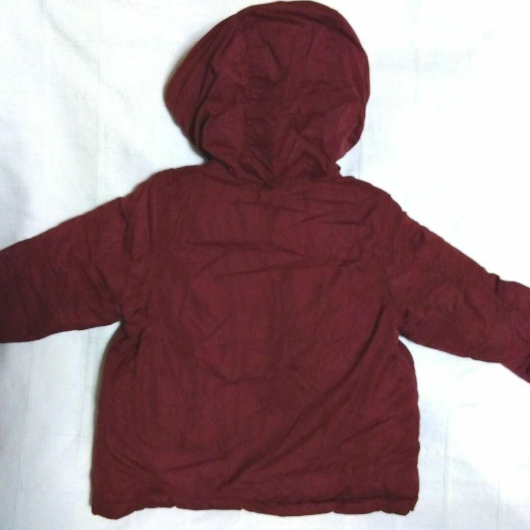 ZARA(ザラ)の86　Zara Baby Boy　エンジ色の中綿フード付きコート キッズ/ベビー/マタニティのベビー服(~85cm)(ジャケット/コート)の商品写真