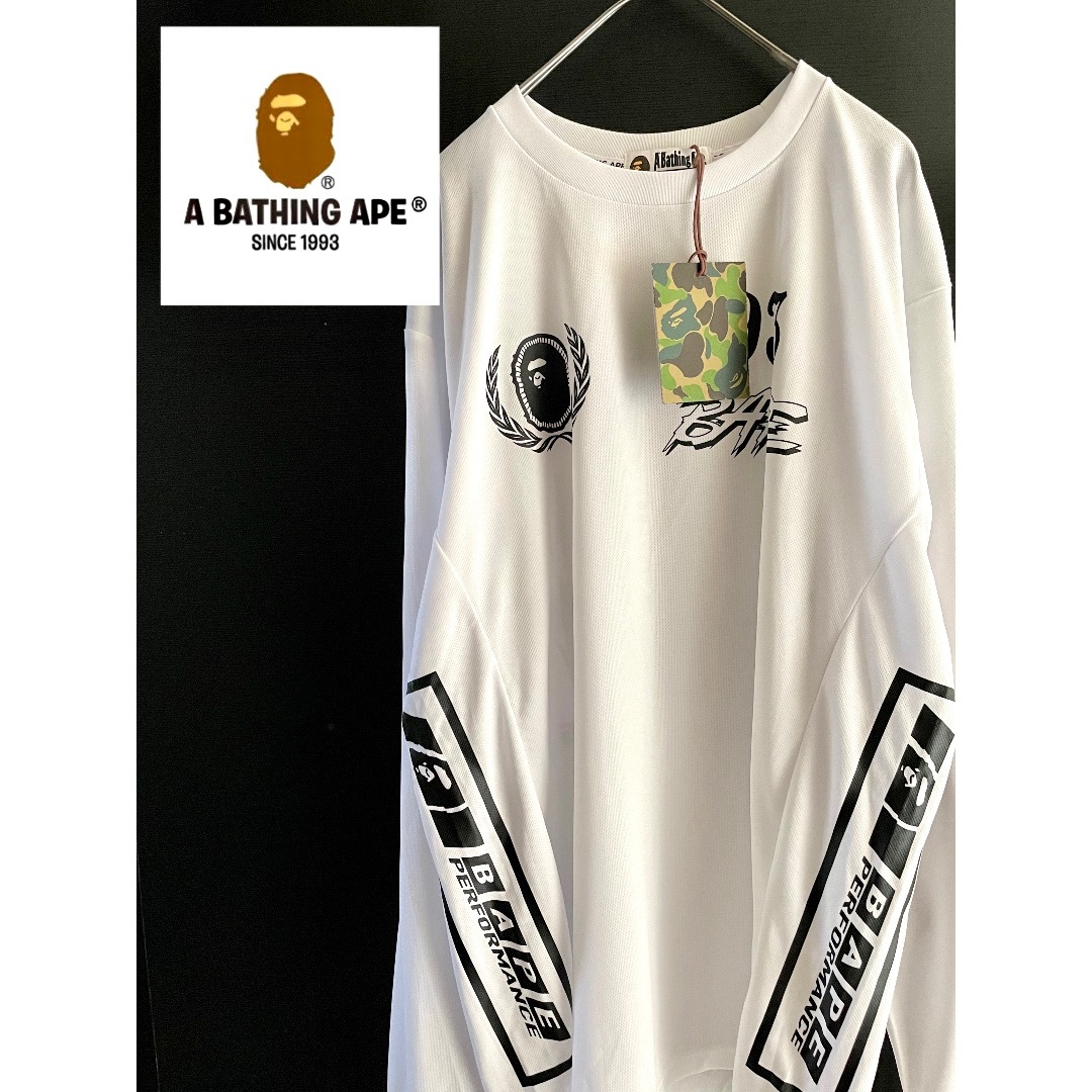 入手困難　アベイシングエイプ【A BATHING APE】定番　メッシュ　ロンT