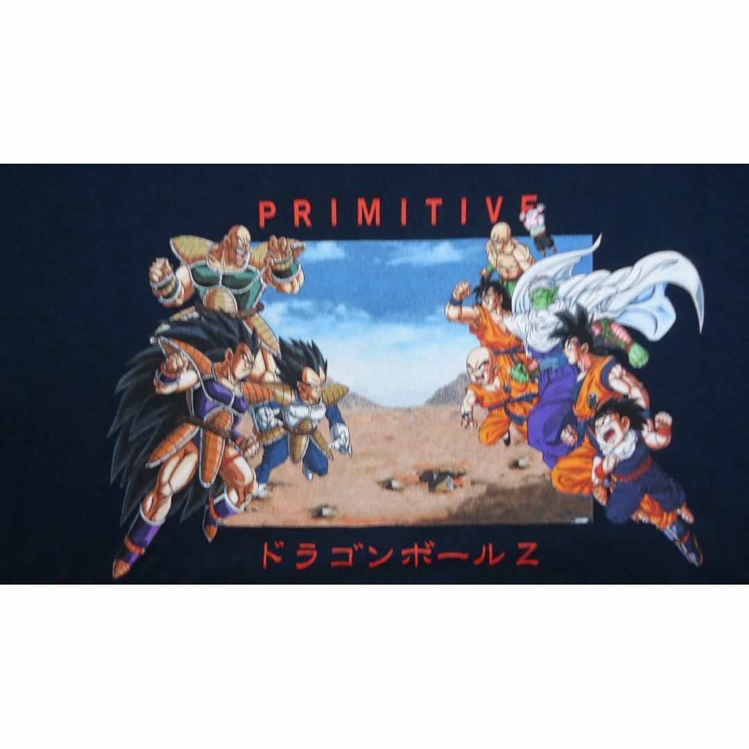 PRIMITIVE(プリミティブ)のPrimitive x Dragon Ball Z Battle Tee 紺 M メンズのトップス(Tシャツ/カットソー(半袖/袖なし))の商品写真