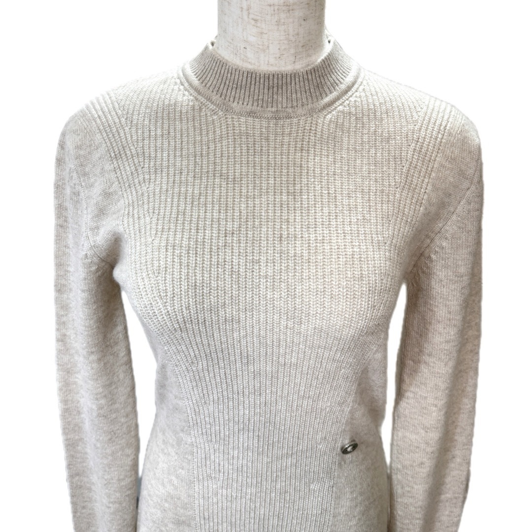 HERMES - HERMES Long-sleeve dress ロングスリーブドレス HERMES - HERMES Long-sleeve dress ロングスリーブドレス