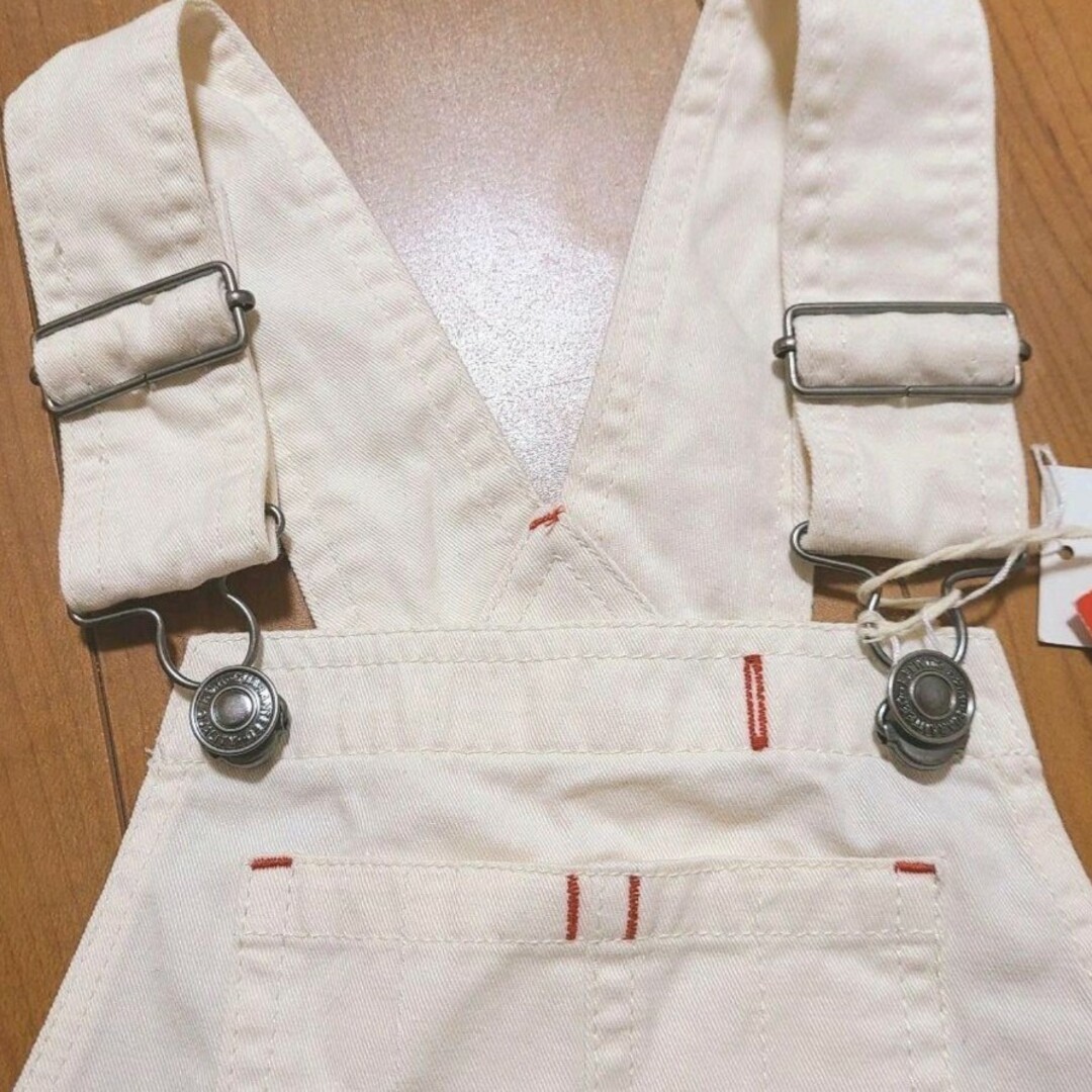 JUNK STORE(ジャンクストアー)の新品❤️ジャンクストアー❤️花刺繍付きジャンスカ キッズ/ベビー/マタニティのキッズ服女の子用(90cm~)(ワンピース)の商品写真