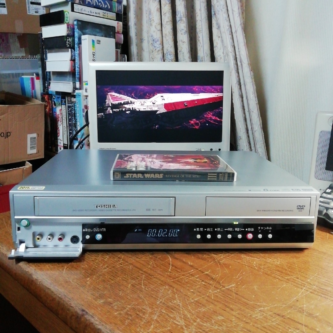 東芝(トウシバ)のTOSHIBA VHS/DVDレコーダー【D-VR5】 スマホ/家電/カメラのテレビ/映像機器(DVDレコーダー)の商品写真