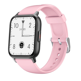 スマートウォッチ 1.69インチ 腕時計 Bluetooth5.0　ピンク(腕時計(デジタル))