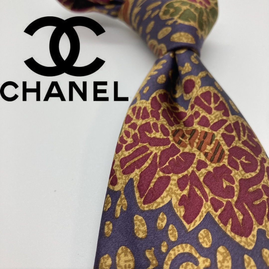 CHANEL(シャネル)の【美品】CHANEL /シャネル　ネクタイ　総柄 メンズのファッション小物(ネクタイ)の商品写真