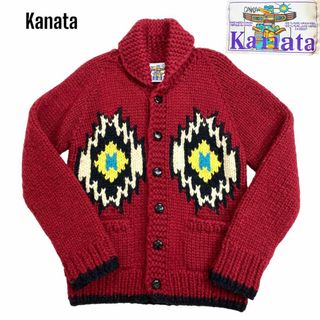 KANATA - 希少 単色黒 Kanata カナタ カウチンニット カナダ製 古着