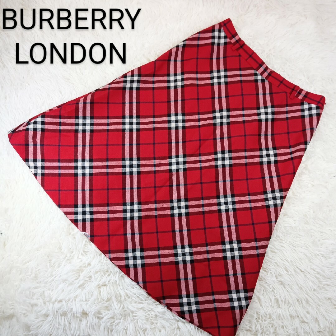 BURBERRY LONDON バーバリー ノバチェック スカート サイズ42-