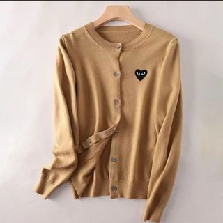 コム デ ギャルソン(COMME des GARCONS) ベージュ カーディガン