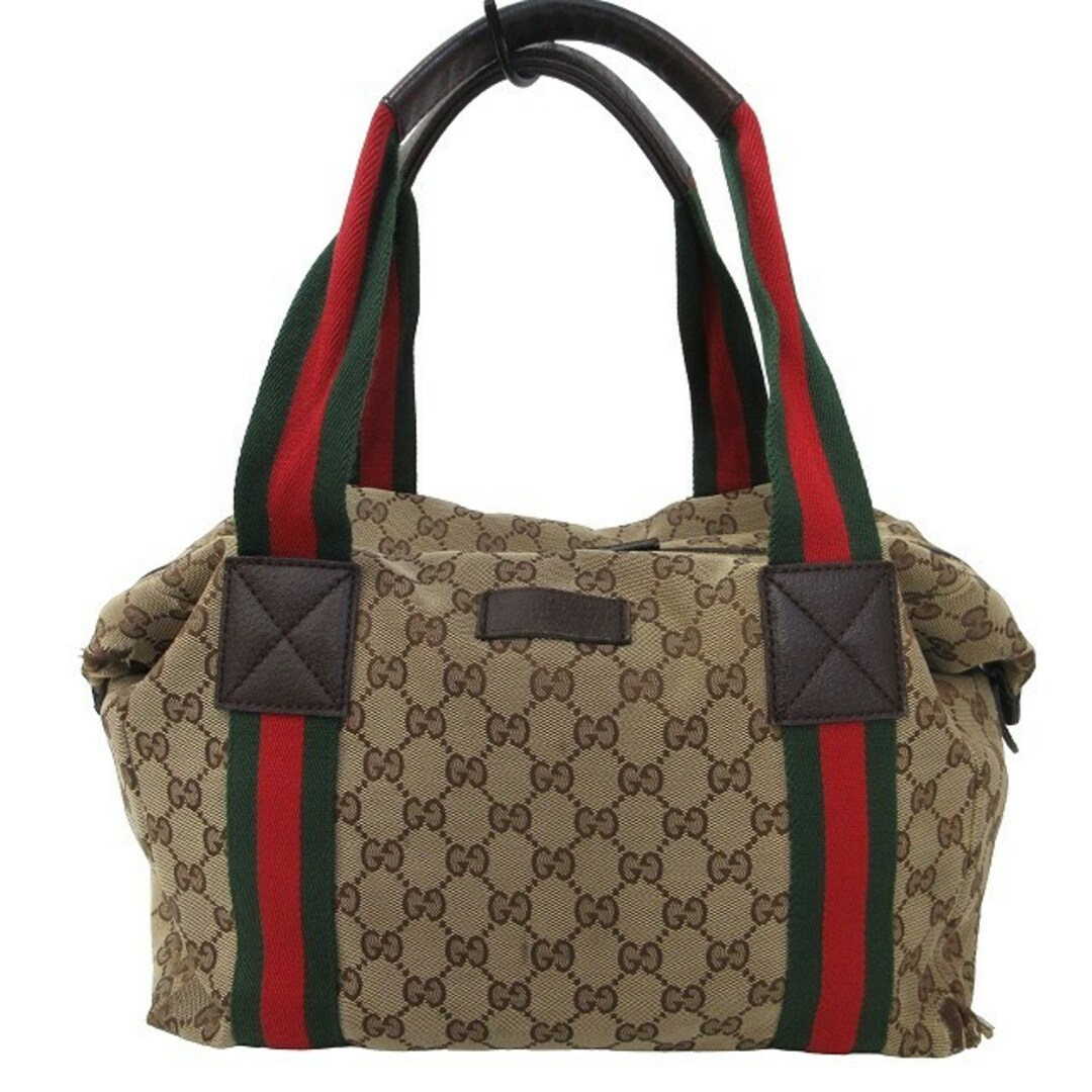 Gucci - グッチ シェリーライン GGキャンバス ミニボストンバッグ ...