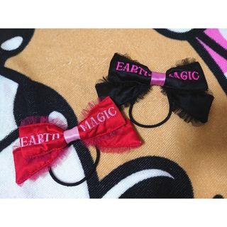 アースマジック(EARTHMAGIC)の【るいぽん様 専用】リボンヘアゴム2個セット(その他)