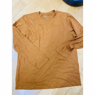 ジーユー(GU)のGU ジーユー　長袖　Tシャツ　レギュラーフィット　ロンT ベーシック美品　XL(Tシャツ/カットソー(七分/長袖))