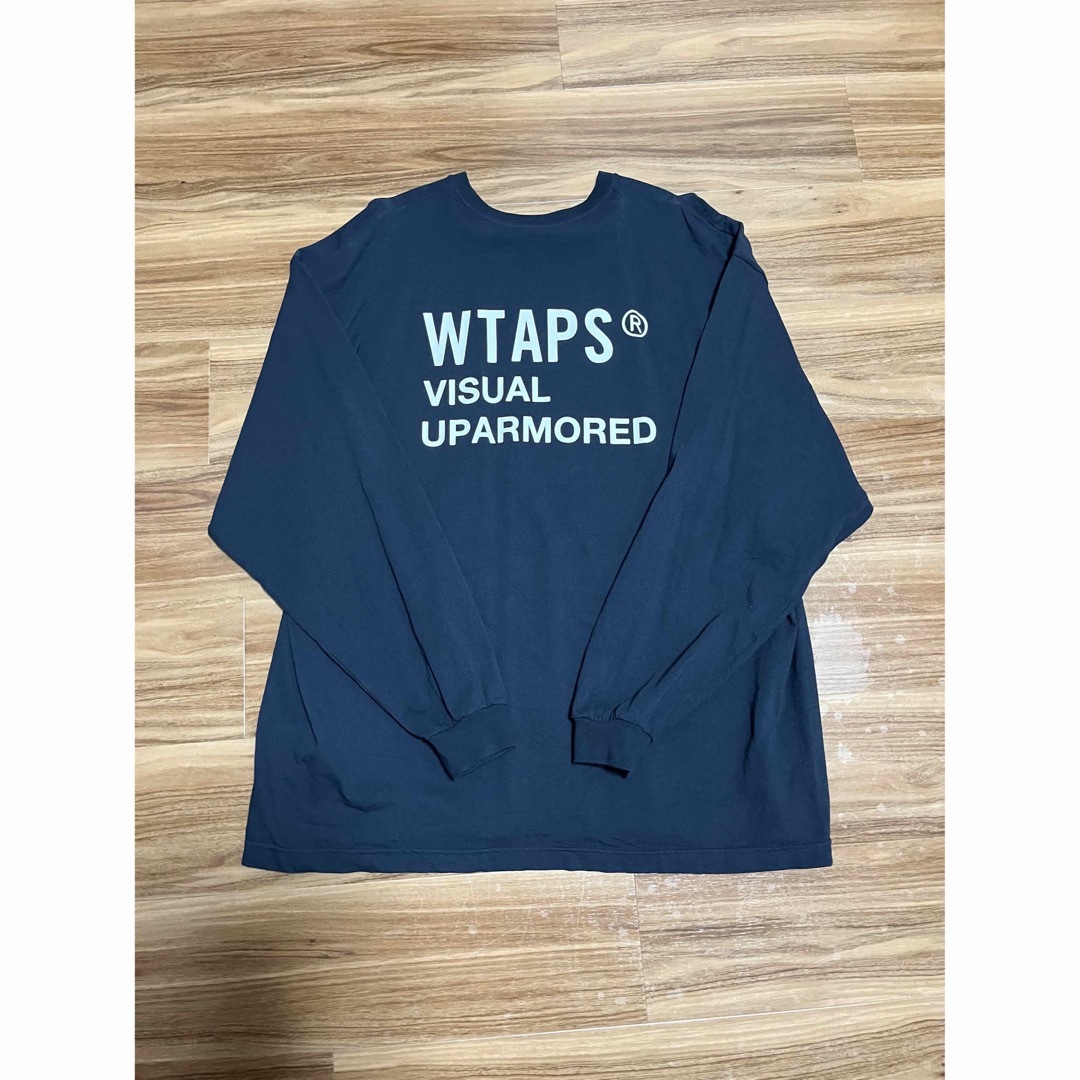 限定値下げ 早い者勝ち 美品 wtaps ロンT NAVY  Lメンズ