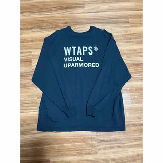 ダブルタップス(W)taps)の限定値下げ 早い者勝ち 美品 wtaps ロンT NAVY  L(Tシャツ/カットソー(七分/長袖))