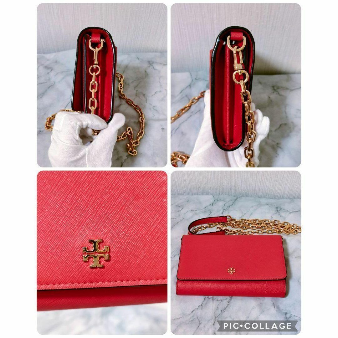 【美品/正規品】TORY BURCH トーリーバーチ　ショルダーバッグ　レッド