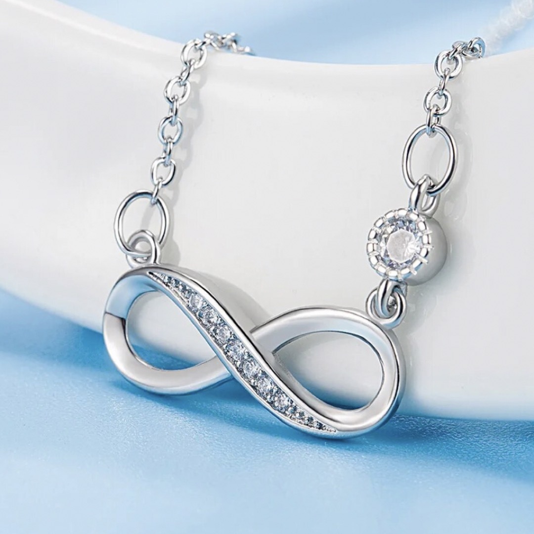 ZARA(ザラ)の【INFINITY necklace】#994 S925 レディースのアクセサリー(ネックレス)の商品写真